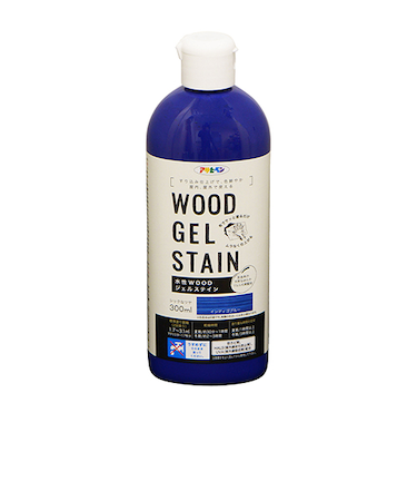 アサヒペン　水性　WOODジェルステイン　300mL　インディゴブルー