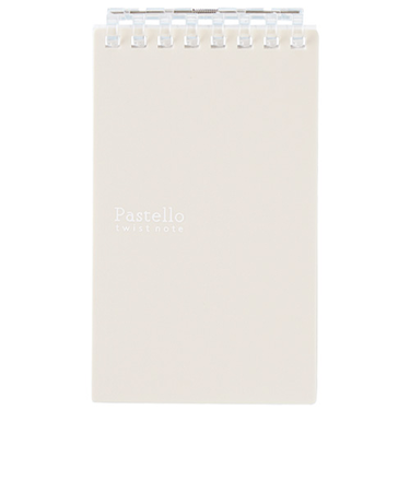 リヒトラブ（LIHIT　LAB.）　パステロ　ツイストノート　メモサイズ　ベージュ　N1961－16