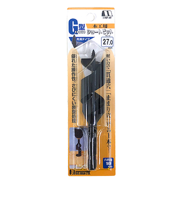 スターエム　木工ドリルG型ショート　27.0mm