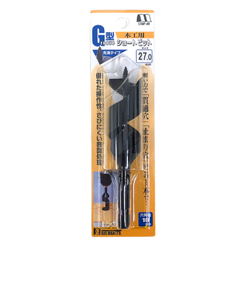 スターエム　木工ドリルG型ショート　27.0mm