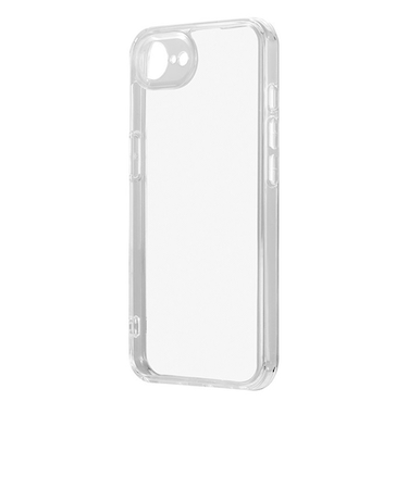 【iPhone16e】　ルプラスネクスト（LEPLUS　NEXT）　耐傷・耐衝撃ハイブリッドケース　「UTILO　Hybrid　精密設計」　クリア