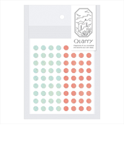 クオリー（Quarry）　　タイニーストーンシール　ミント×レッド