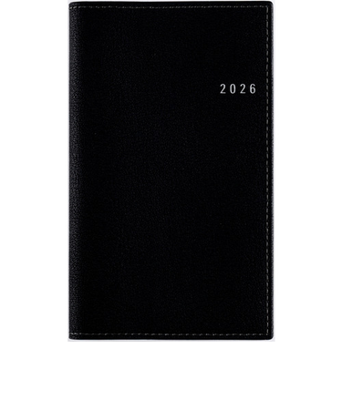 【2026年1月始まり】　高橋書店　ニューダイアリーカジュアル1　手帳判　ウィークリーレフト　411　ブラック　月曜始まり