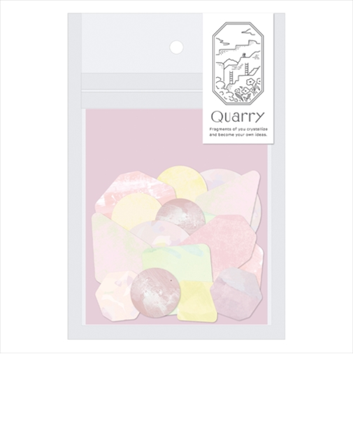 クオリー（Quarry）　　ストーンシール　ピンクミックス