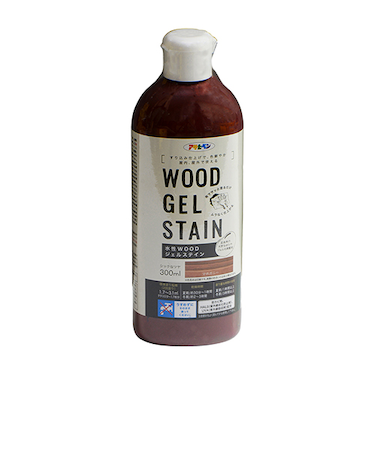 アサヒペン　水性　WOODジェルステイン　300mL　マホガニー