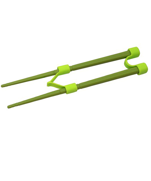 ののじ　はじめてのちゃんと箸　SS　16cm　LCS-16G/Cad　グリーン