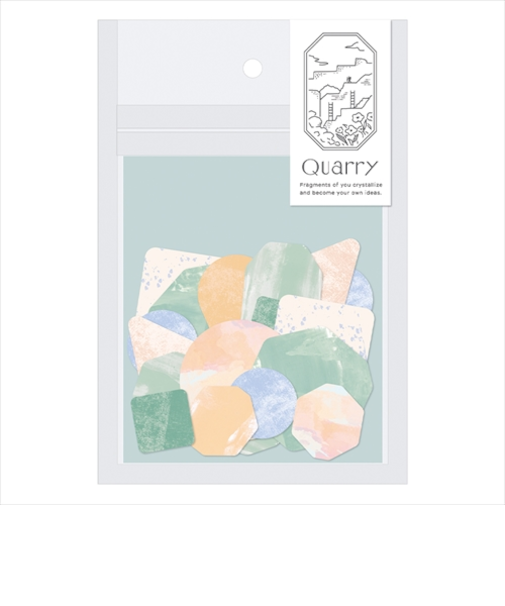クオリー（Quarry）　　ストーンシール　グリーンミックス