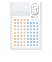 クオリー（Quarry）　　タイニーストーンシール　ベージュ×ブルー