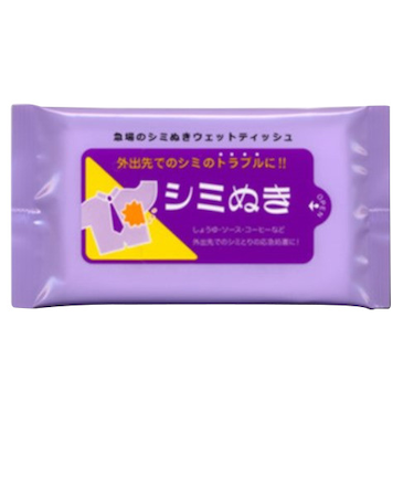 gowell（ゴーウェル）　ウェットティッシュ　シミぬき　10枚入