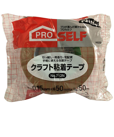 ニトムズ　クラフト粘着テープ　No.712　50mm×50m