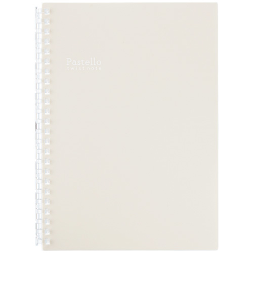 リヒトラブ　パステロ　ツイストノート　A5　ベージュ　N1958－16