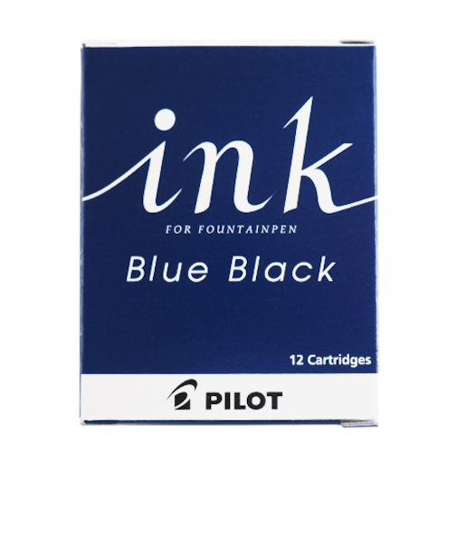 パイロット（PILOT）　万年筆用カートリッジインキ　IRF-12S-BB　ブルーブラック　12本入
