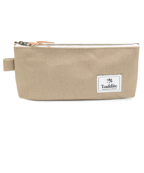 ラダイト（Luddite）　ガセットペンケース　グレージュ