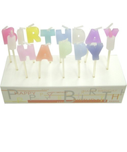 アルファベットキャンドル　HAPPYBIRTHDAY