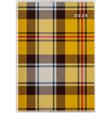 【2026年1月始まり】　高橋書店　メルクレール3　A6　マンスリーブロック　403　チェック　日曜始まり