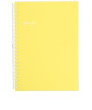 リヒトラブ（LIHIT　LAB.）　パステロ　ツイストノート　A5　イエロー　N1958－5