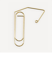 ハイタイド（HIGHTIDE）　ワイヤークリップブックマーカー　GB200GD　ゴールド