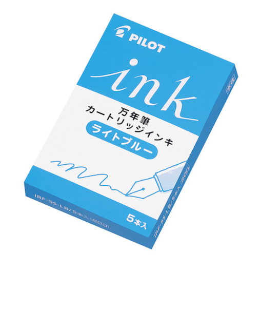パイロット（PILOT）　万年筆用カートリッジインキ　IRF-5S-LB　ライトブルー　5本入