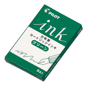 パイロット（PILOT）　万年筆用カートリッジインキ　IRF-5S-G　グリーン　5本入