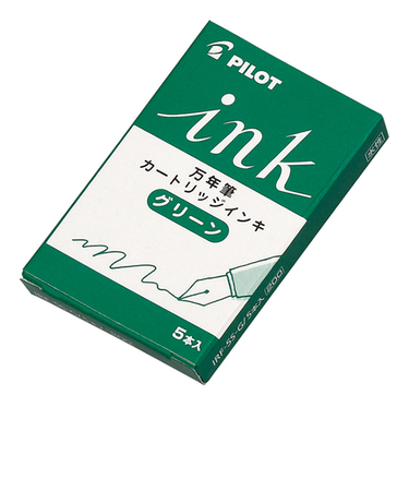 パイロット（PILOT）　万年筆用カートリッジインキ　IRF-5S-G　グリーン　5本入