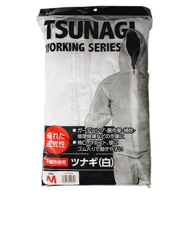 アイヘルプ（iHelp）　ツナギ　M　BNW－A　白色