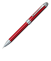 プラチナ万年筆（PLATINUM）　ダブル3アクション　MWB－1000C＃70　エンジ