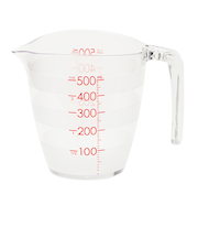 マーナ(marna) 目盛りが見やすい計量カップ K728 500mL