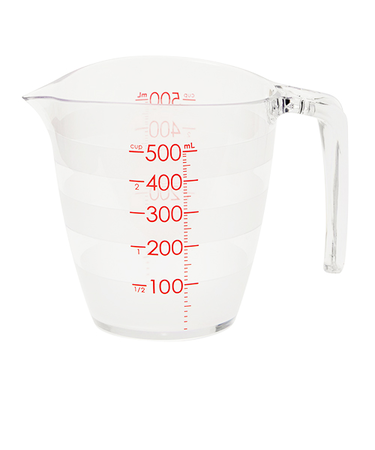 マーナ（marna）　目盛りが見やすい計量カップ　K728　500mL