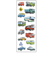 オクヤマ　ラメ入りシール　CR255　いろんなクルマ