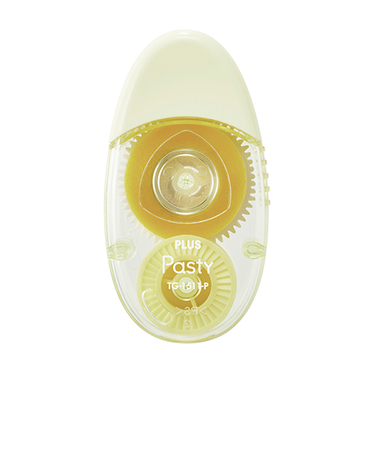 プラス（PLUS）　パスティ（Pasty）　テープのり　使い切りタイプ　TG-1511-P　54-458　イエロー
