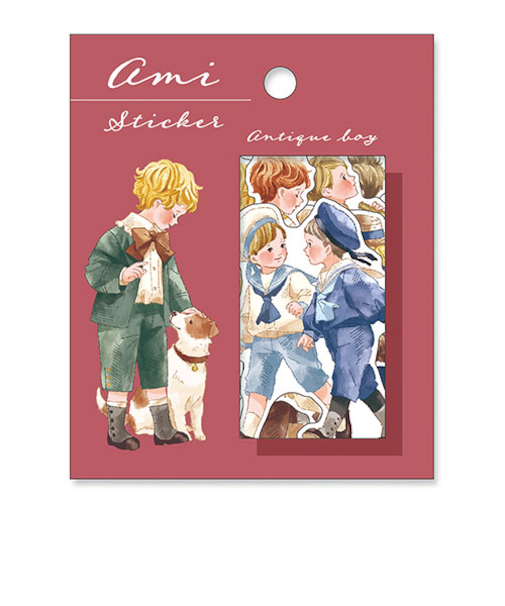 マインドウェイブ　アミ　ステッカー　82303　アンティーク　ボーイ