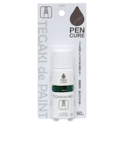 ニッペ　ペンキュア　TEGAKI　de　PAINT　グリーン　50mL