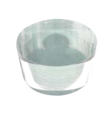 アクリルブロック　径20×10mm　クリア