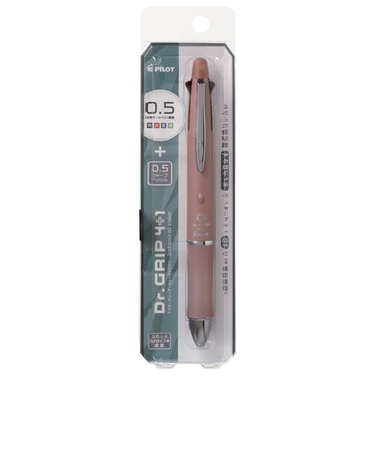 パイロット（PILOT）　ドクターグリップ4+1　ボタニカルカラー　0.5mm　PBH41DG155OR　オールドローズ