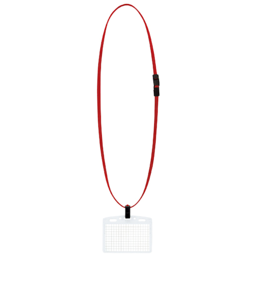 コクヨ（KOKUYO）　名札セット　ソフト　名刺　ナフ－S180NR　赤