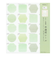 ミドリ（MIDORI）　カラー色紙用シール　半透明　緑　82647