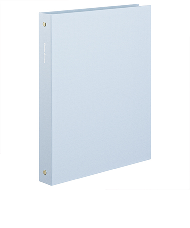 ハンズオリジナル　リングアルバム　A4　ペールブルー