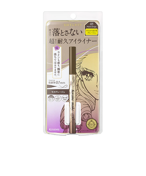 キスミー（KISSME）　ヒロインメイク　プライムリキッドアイライナー　リッチキープ　05　モカグレージュ