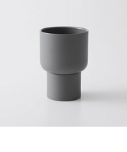 マーナ　プラントポット　100mm　S506GY　ストーングレー