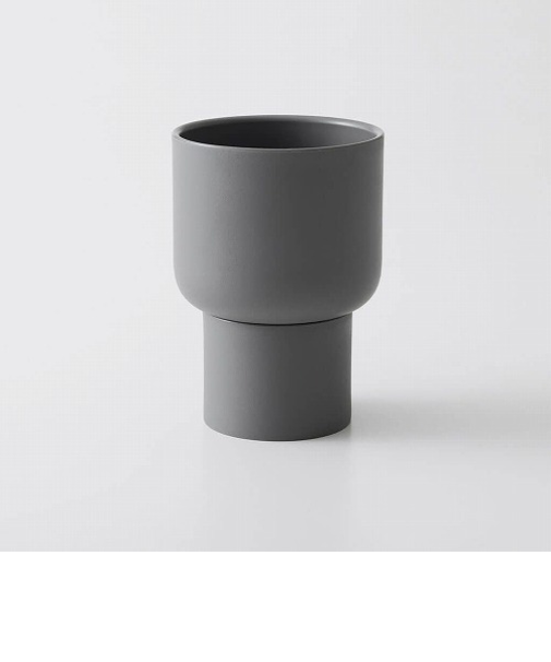 マーナ　プラントポット　100mm　S506GY　ストーングレー