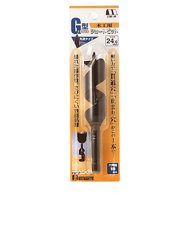 スターエム　木工ドリルG型ショート　24.0mm