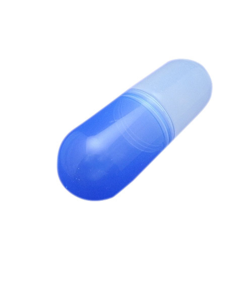 キドワキ　ポリプロピレンケース　カプセル　青　径45×130mm