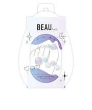 ビューティーアベニュー（BEAUTY　AVENUE）　生ジェルネイルシール　フット用　ラピスラズリスカイ　31枚入