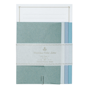 包む　レターセット　ノスタルジックカラー　0－066－0　ブルー