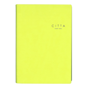 【2025年10月始まり】　チッタ（CITTA）　DIARY　A5　ウィークリーバーチカル　E5303　ライムイエロー　月曜始まり