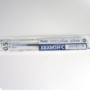 ぺんてる（Pentel）　油性ボールペン替芯（ビクーニャインキ）　0.5mm　XBXM5H-C　青