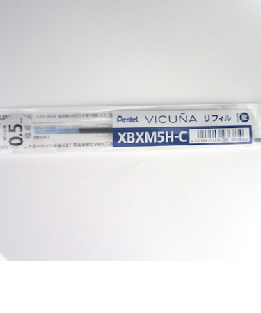 ぺんてる（Pentel）　油性ボールペン替芯（ビクーニャインキ）　0.5mm　XBXM5H-C　青