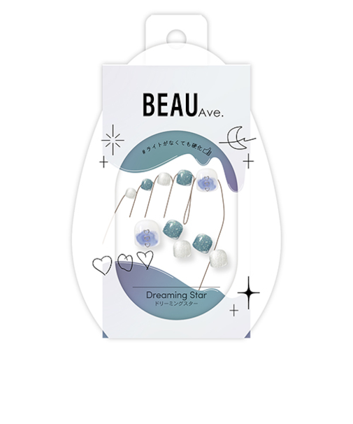 ビューティーアベニュー（BEAUTY　AVENUE）　生ジェルネイルシール　フット用　ドリーミングスター　31枚入