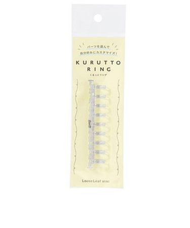 マルマン（maruman）　くるっとリング（KURUTTO　RING）　リング　ミニサイズ　FMR9－98　クリア