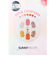 サニーレシピ（SUNNY　RECIPE）　カラーチェンジ　ジェルネイルシール　ピンクレオパード　30ピース